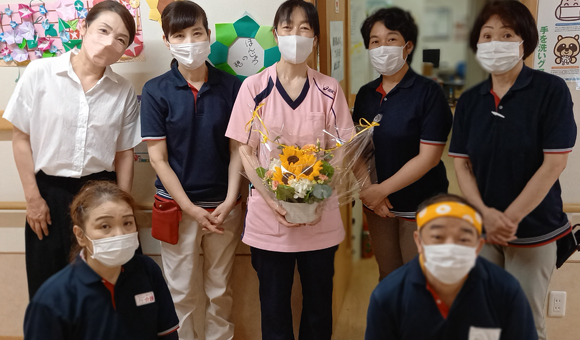 岐阜県の介護求人 ほんじょうの憩のスタッフ集合写真 その1