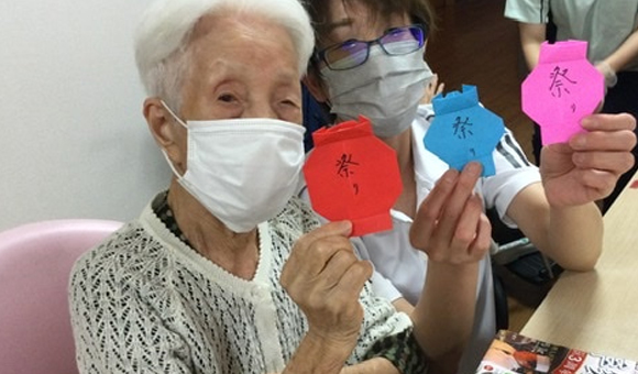 山梨の介護求人 お祭りの準備