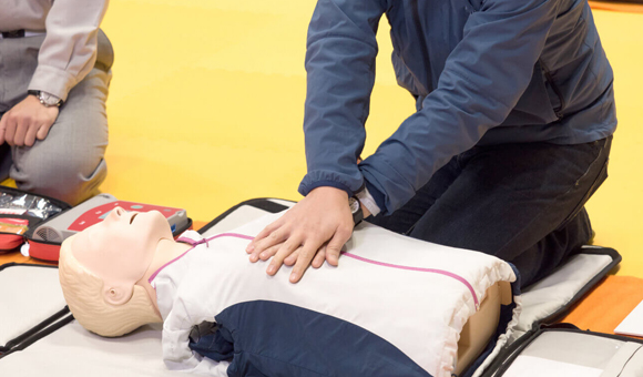 防災訓練の模様(フロンティアの介護 名古屋の介護求人)