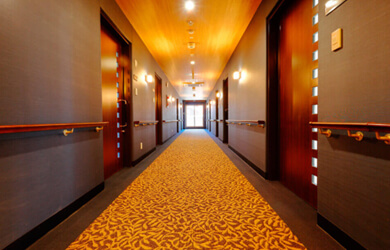 とよとみの憩 廊下