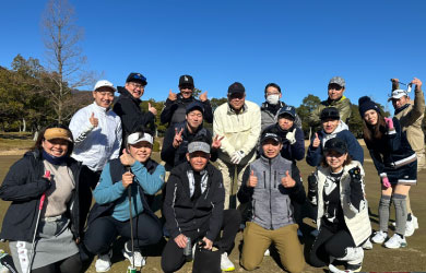 ゴルフコンペ 記念写真